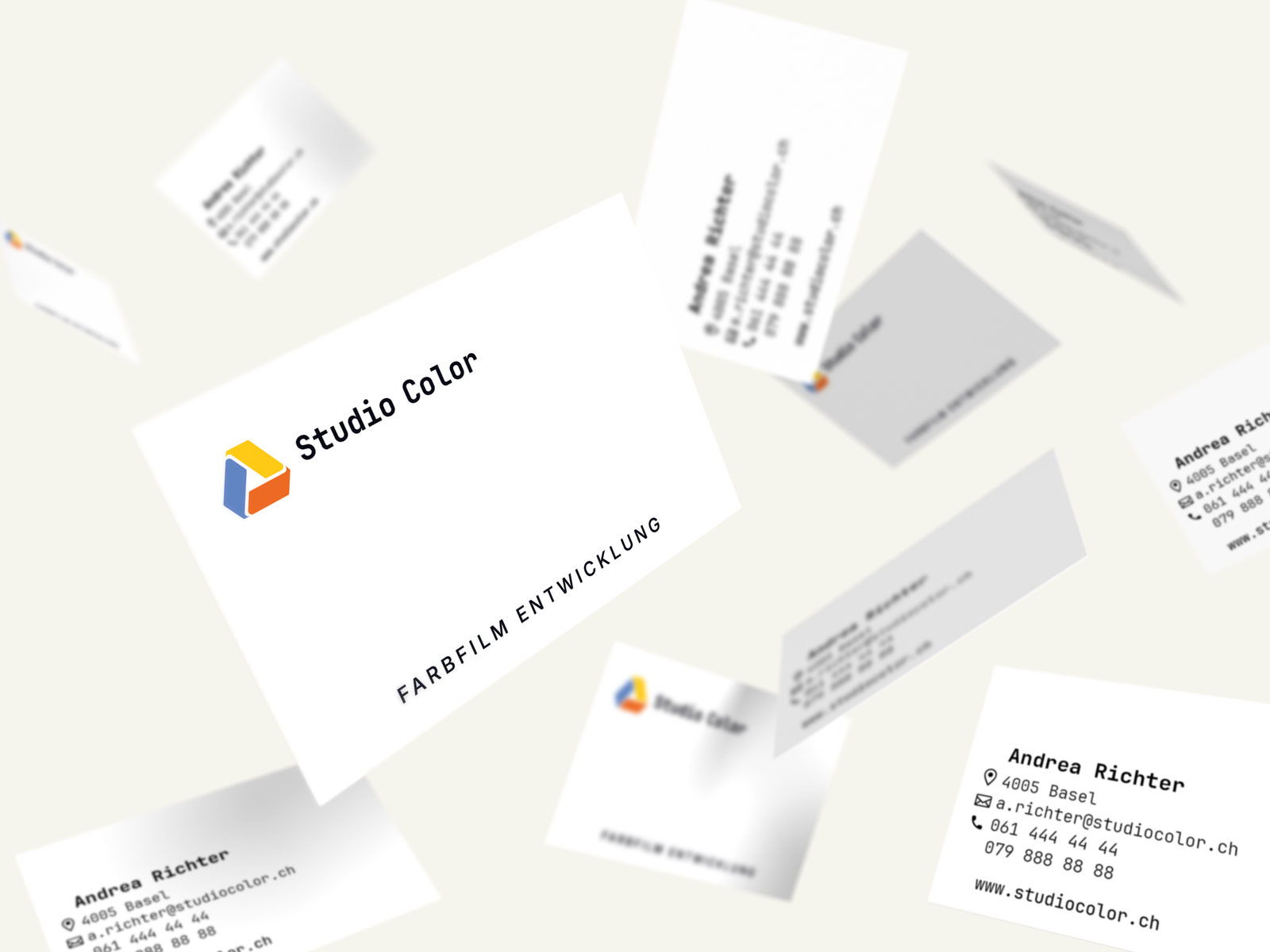 Business Card Mockup 2 Studiocolor W2