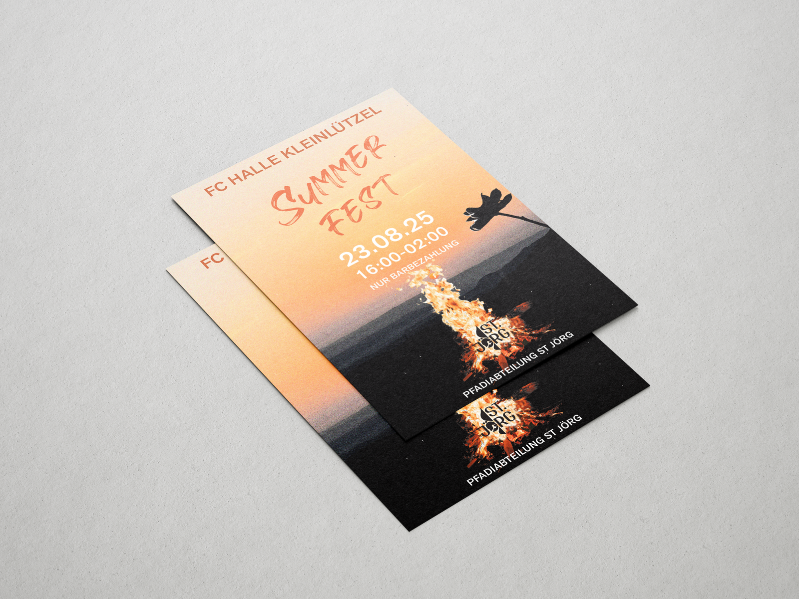free a5 flyer mockup 4 summerfest